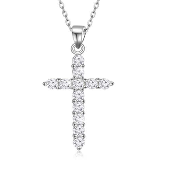 Cross Necklace Necklace Products AOCELLY SILVER JEWELRY